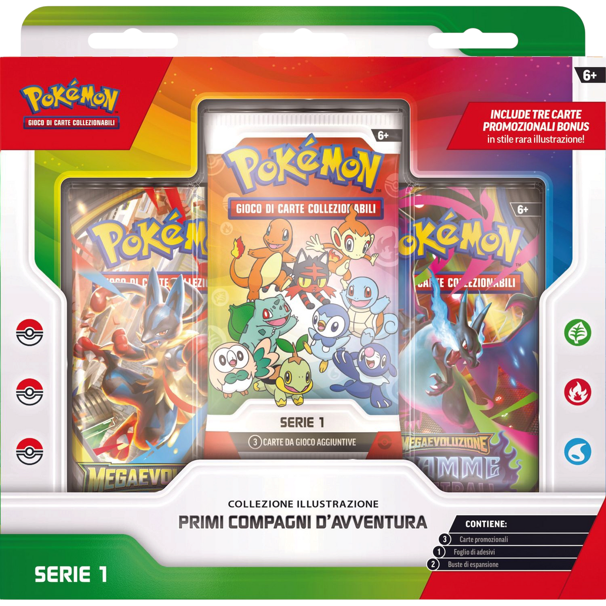 Pokémon TCG – Collezione Illustrazione Primi Compagni d’Avventura – Serie 1 ITA